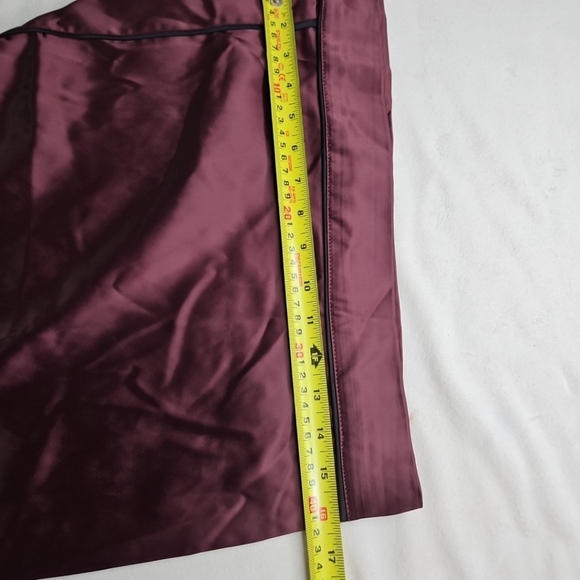 Torrid Black Wide Leg Satin High Rise Pant Size 3tall Pull On Pockets - Picture 12 of 12